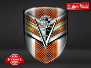 Cadillac Pegatina Silicona Logo Estilo Cúpula Alta Gama ST
